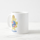 ボローニャの紋章 - イタリア コーヒーマグカップ (正面左)