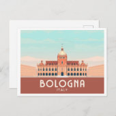 ボローニャイタリアパステルトラベル ポストカード (正面/裏面)