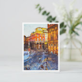 ボローニャイタリア美しい油絵を描シティ ポストカード (スタンド正面)