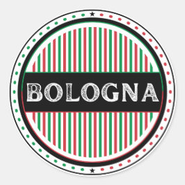 ボローニャ市プライドエンブレム - イタリアのアイデンティティ ラウンドシール