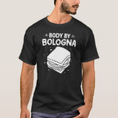 ボローニャ肉イタリアサンドイッチソーセージバローニーフライ Tシャツ (正面)