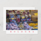 ボローニャ食品店のウィンドウビューポストカード ポストカード (正面/裏面)