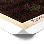 ボローニャ2タワーズイタリアヴィンテージトラベル ポスター (角)