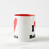 ボローニャ2トーンコーヒーマグが大好き ツートーンマグカップ (中央)