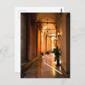 ボローニャ・イタリアの建築とポルティコ ポストカード (正面/裏面)