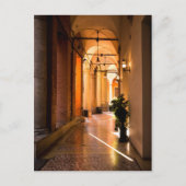 ボローニャ・イタリアの建築とポルティコ ポストカード (正面)