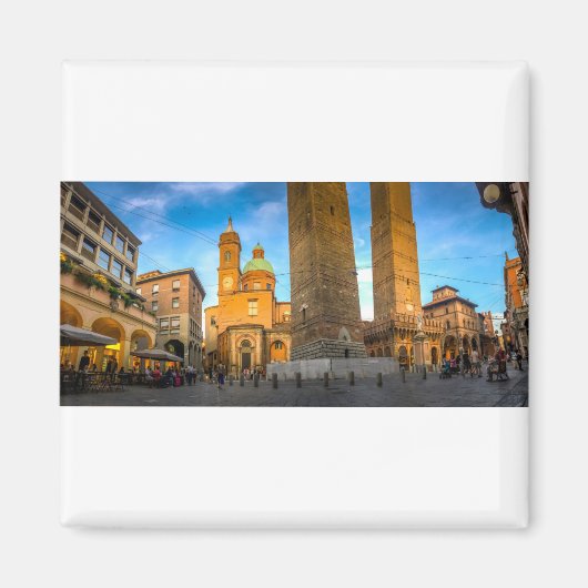 ボローニャ、イタリアザツータワー マグネット (正面)