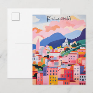 ボローニャ イタリア 旅行 街並み 絵画的美しさ ポストカード