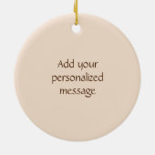 ボローニャ・イタリア:歴史センター セラミックオーナメント (裏面)