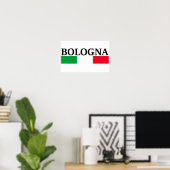 ボローニャ・イタリア、私はボローニャを愛する ポスター (ホームオフィス)