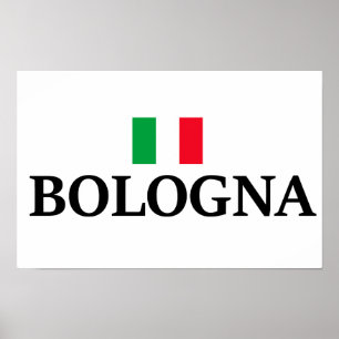ボローニャ・イタリア、私はボローニャを愛する ポスター