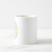 ボローニャ・コロフルマンダラマグ コーヒーマグカップ (中央)