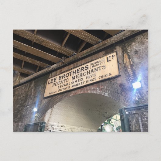 ボローマーケットロンドンイングランドUKフォトポストカード ポストカード (正面)