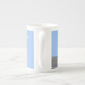 ボンのルートヴィヒ・ヴァン・ベートーベンの記念碑 ボーンチャイナマグカップ (裏面)