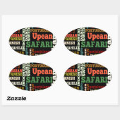 ボンアイリッシュイタリアンサファリ八和航海 楕円形シール (シート)