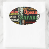 ボンアイリッシュイタリアンサファリ八和航海 楕円形シール (バッグ)