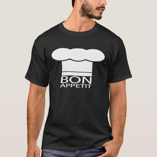 ボンアッペティシェフハット Tシャツ (正面)