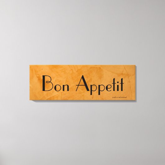 ボンアッペティトスカーナキッチンキャンバス キャンバスプリント (正面)