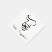 ボンアペティシェフペーパーナプキン スタンダードカクテルナプキン (角)