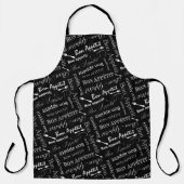 ボンアペティチフランスのシェフおもしろいグルメ エプロン (正面)