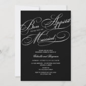 ボンアペティットリハ結婚したーサルディナー招待状 招待状 (正面)