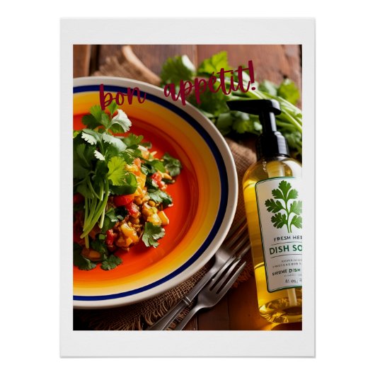 ボンアペティット – アンチ – キラントロソープジョーク ポスター (正面)