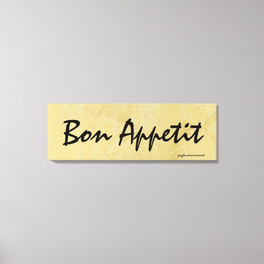 ボンアペティトスカーナサン絵を描ズ キャンバスプリント (正面)