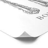 ボンアペティポスターフランスの引用文テンプレート ポスター (角)