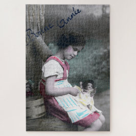 ボンアンネヴィンテージガールウィズドルル ジグソーパズル