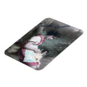 ボンアンネヴィンテージガールウィズドルル マグネット (左側)