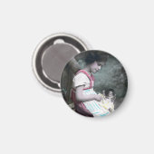 ボンアンネヴィンテージガールウィズドルル マグネット (正面/裏面)