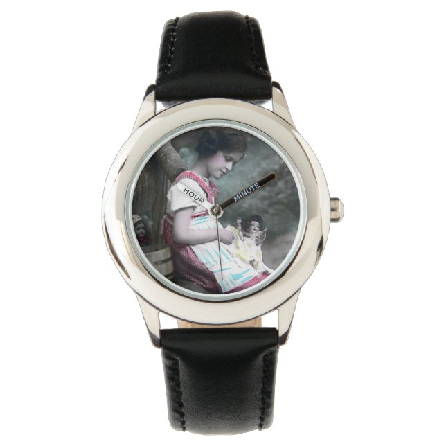 ボンアンネヴィンテージガールウィズドルル 腕時計 (正面)