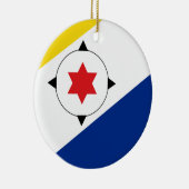 ボンエアアイランド国旗セラミックオーナメント セラミックオーナメント (右)