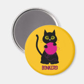 ボンカーズ!マグネット – 編み物+子猫🧶🐈あり⬛ マグネット (正面/裏面)