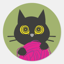 ボンカーズ！猫用シール ラウンドシール