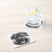 ボンクみたいになれ！ スクエアペーパーコースター (インサイチュ)