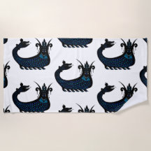 ボンクメランビーチタオル