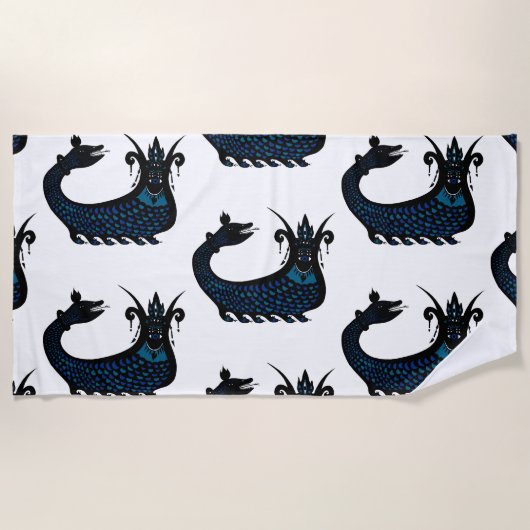 ボンクメランビーチタオル ビーチタオル (正面)