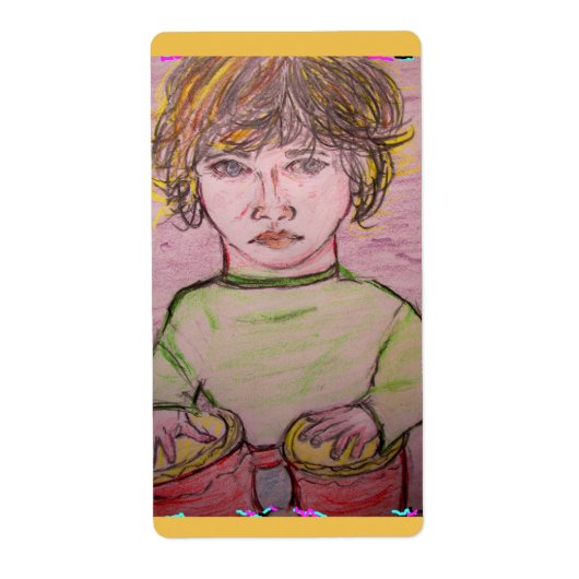 ボンゴの少年 ラベル (正面)