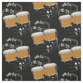 ボンゴの生地-暗闇 ファブリック (見本)