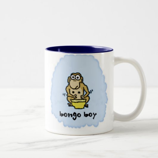 ボンゴの男の子のマグ ツートーンマグカップ (右)