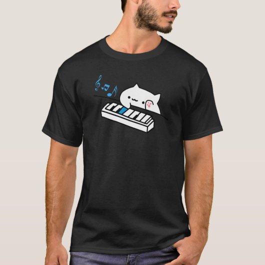 ボンゴキャットピ遊アノ Tシャツ (正面)