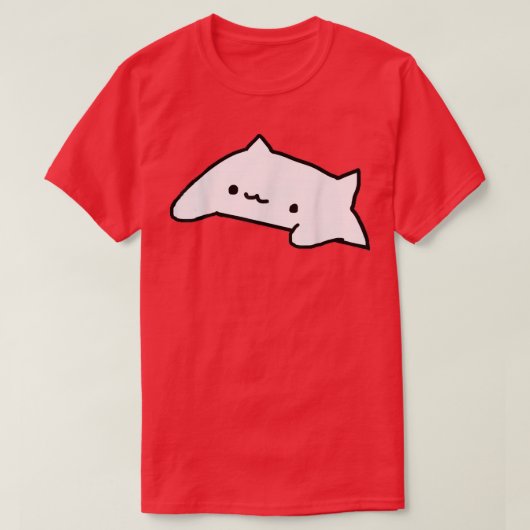 ボンゴキャットミーム  Tシャツ (デザイン正面)