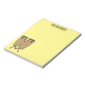 ボンゴドラムカートゥーンイラストレーション ノートパッド (回転)