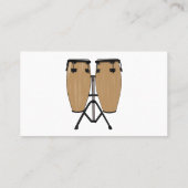 ボンゴドラムカートゥーンイラストレーション 名刺 (裏面)
