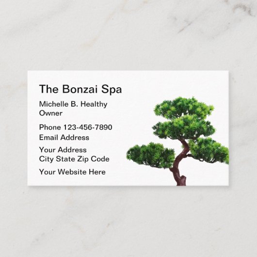 ボンザ日本のイスパテーマ 名刺 (正面)