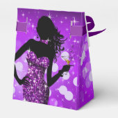 ボンシェルきらきら光るスパークル誕生日パーティー |紫 フェイバーボックス (裏面サイド)