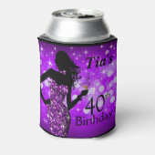 ボンシェルグリッターきらきら光るスパークル誕生日 |紫 缶クーラー (缶裏面)