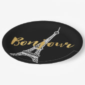 ボンジュエレガントールエッフェルタワー ペーパープレート (アングル)