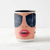 ボンジュールのまわりにすべて マグカップ (中央)